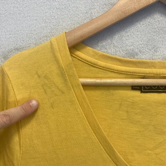 COOGI Zip Up Hoodie Jacket & T-Shirt Set Womens 2X Rhinestone Yellow Vintage Y2K - Picture 7 of 16